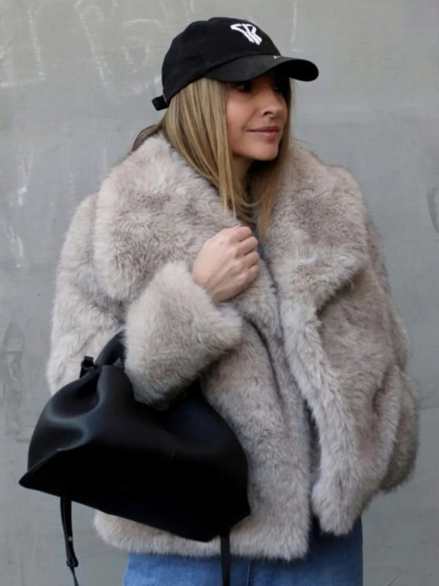 Cappotto di peluche
