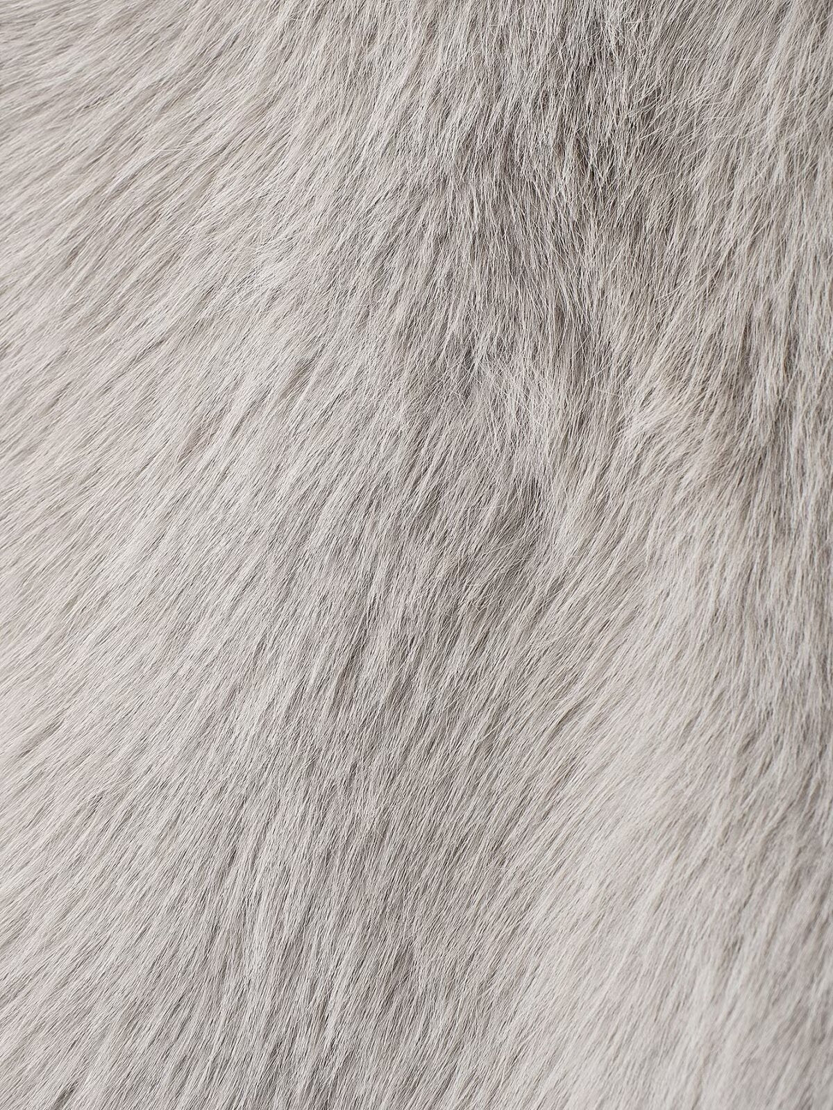 Cappotto corto in eco pelliccia