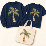 Storybook — Alphabet Palm — Navy apparel preview