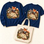 Storybook — Woodland Mystery Club — Navy apparel preview