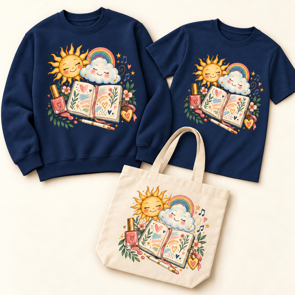 Storybook — Mood Journal — Navy apparel preview