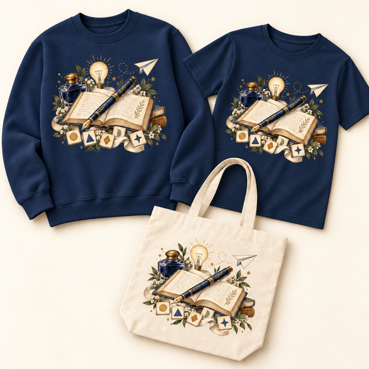 Storybook — Word Invention — Navy apparel preview