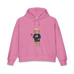 Women's USA Bear Hoodie — Patriotic Teddy Graphic Pullover