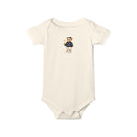 Baby Bodysuit with Nautical Teddy Bear Graphic — Newborn One-Piece
