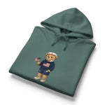 Women's USA Bear Hoodie — Patriotic Teddy Graphic Pullover