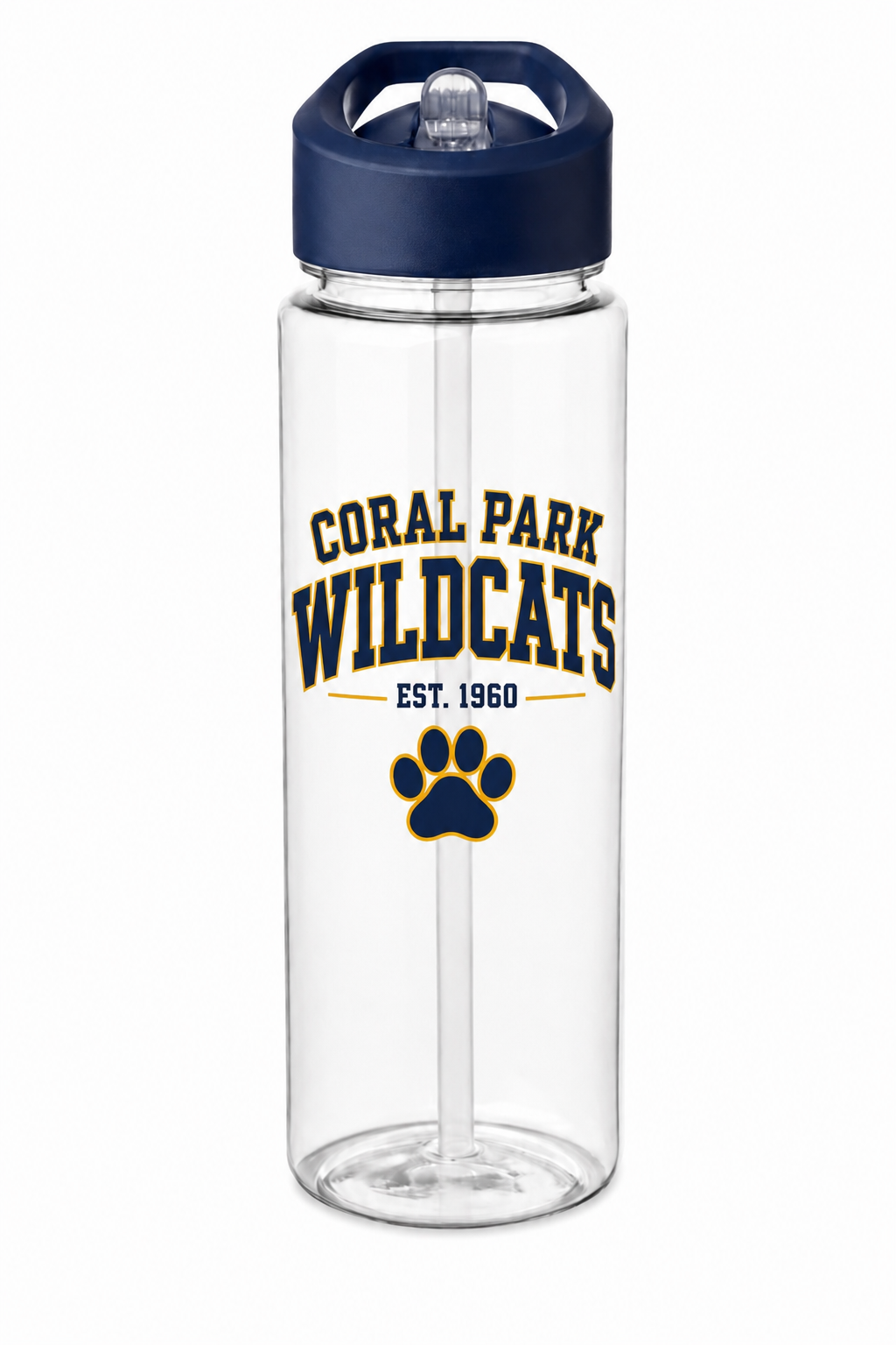 Coral Park Plastic Water Bottle