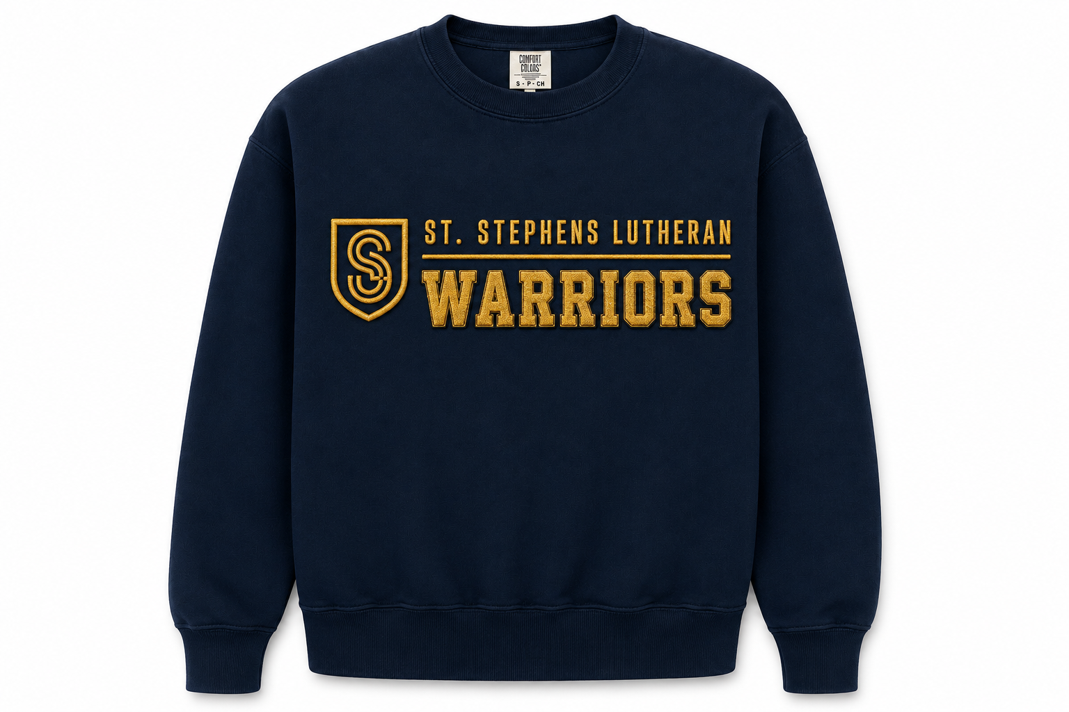 Warrior Puff Glitter Sweatshirt