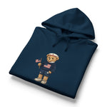 Women's USA Bear Hoodie — Patriotic Teddy Graphic Pullover