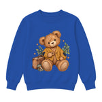 Storybook — Button Bear and the Golden Cardigan — Boys' Sweatshirt / Royal