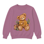 Storybook — Button Bear and the Golden Cardigan — Girls' Sweatshirt / Mauvelous