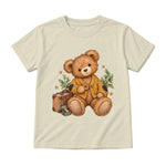 Storybook — Button Bear and the Golden Cardigan — Youth T-Shirt / Natural