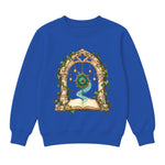 Storybook — Magical Compass in a Vine-Covered Arch — Boys' Sweatshirt / Royal