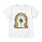 Storybook — Magical Compass in a Vine-Covered Arch — Youth T-Shirt / White