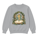 Storybook — Luminous Key Beneath the Ivy Arch — Boys' Sweatshirt / Athletic Heather