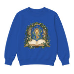 Storybook — Luminous Key Beneath the Ivy Arch — Boys' Sweatshirt / Royal