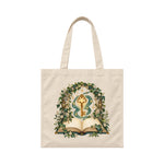 Storybook — Luminous Key Beneath the Ivy Arch — Canvas Tote / Natural