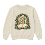 Storybook — Luminous Key Beneath the Ivy Arch — Girls' Sweatshirt / Natural Heather