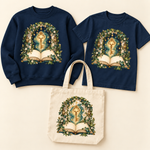 Storybook — Luminous Key Beneath the Ivy Arch — Navy apparel preview