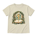 Storybook — Luminous Key Beneath the Ivy Arch — Youth T-Shirt / Natural
