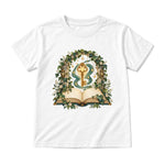 Storybook — Luminous Key Beneath the Ivy Arch — Youth T-Shirt / White