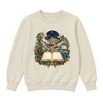 Storybook — Starlit Labyrinth Book Voyage — Girls' Sweatshirt / Natural Heather
