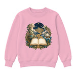 Storybook — Starlit Labyrinth Book Voyage — Girls' Sweatshirt / Pink