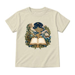 Storybook — Starlit Labyrinth Book Voyage — Youth T-Shirt / Natural