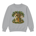 Storybook — Enchanted Oak Woodland Library — Boys' Sweatshirt / Athletic Heather
