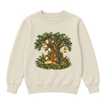 Storybook — Enchanted Oak Woodland Library — Girls' Sweatshirt / Natural Heather