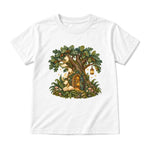 Storybook — Enchanted Oak Woodland Library — Youth T-Shirt / White