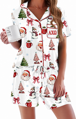 Alpha Chi Omega Soft Sleeptech Pajama Set