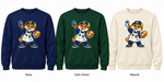 Somerset Avenir Art & Painting Crewneck Sweatshirt generated garment mockups in Navy, Dark Green and Natural.