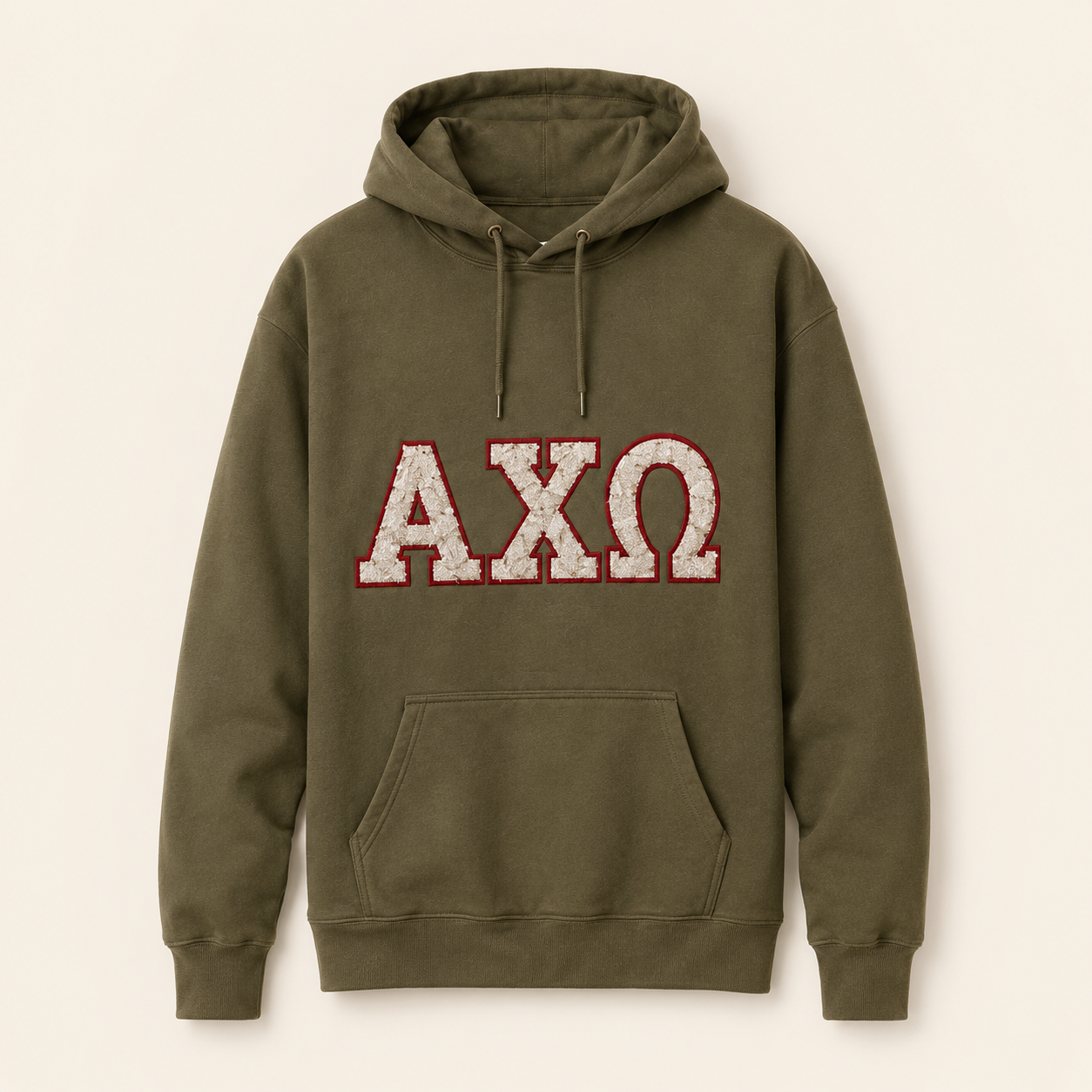 Alpha Chi Omega Olive Green Sweatshirt