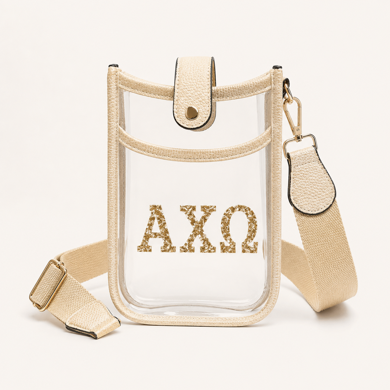 Alpha Chi Omega Clear Stadium Bag