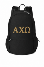 Alpha Chi Omega "Weekender" Gym/Travel Backpack and Duffel Bag