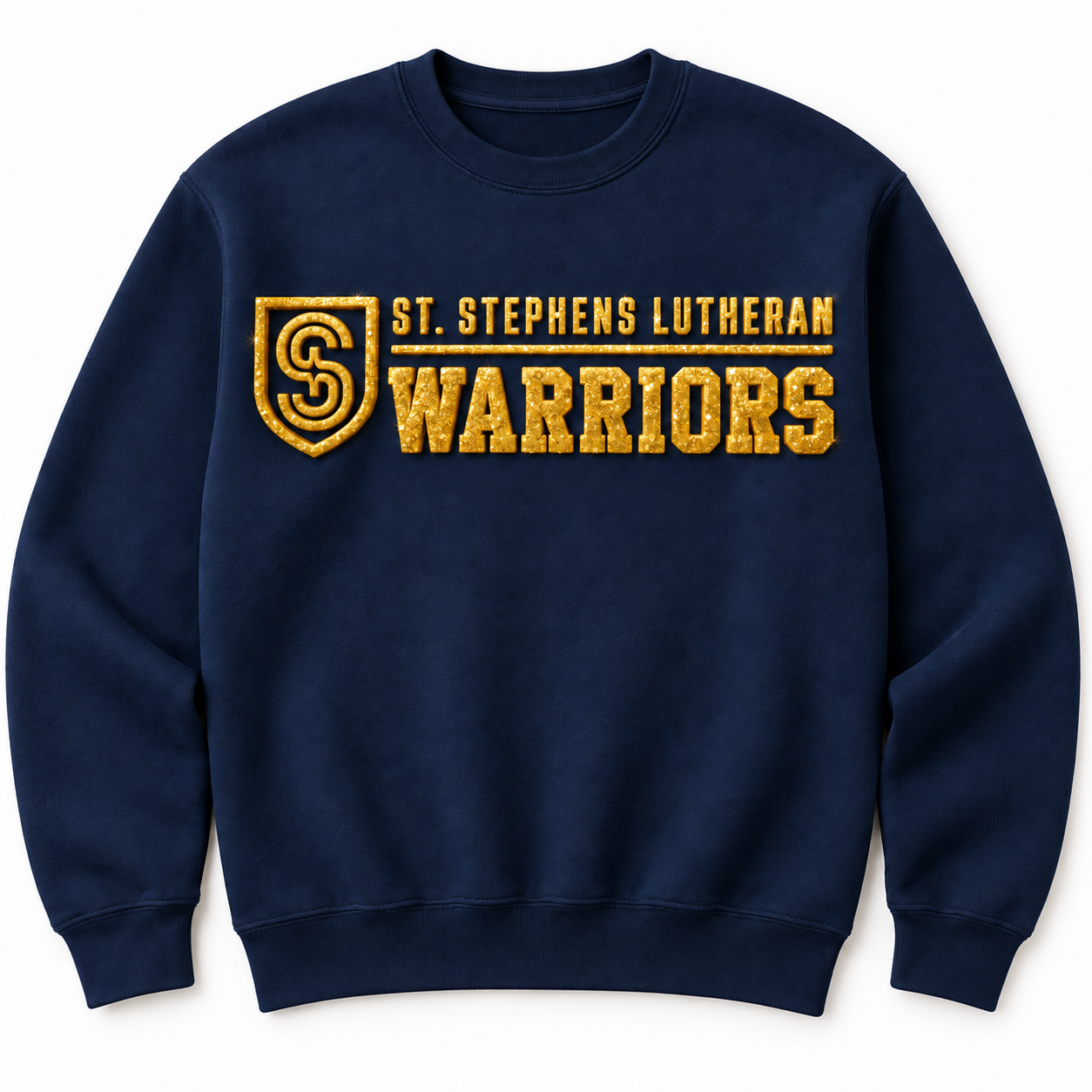 St. Stephens Lutheran Glitter Puff Sweatshirt