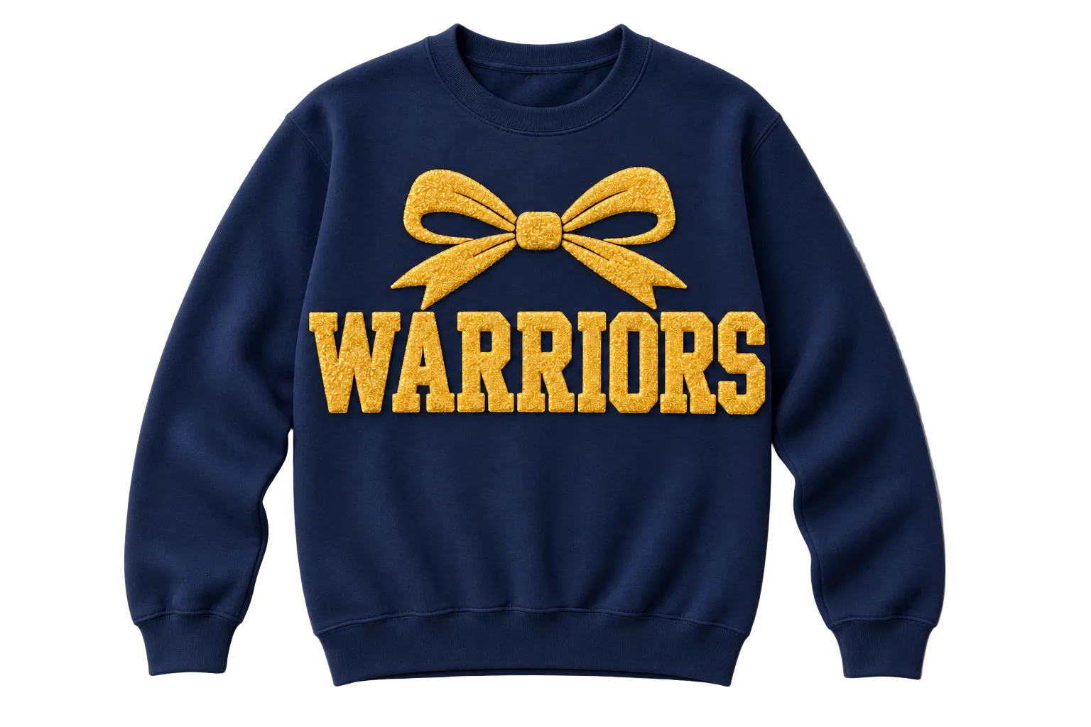 Warriors Glitter puff SweatShirt