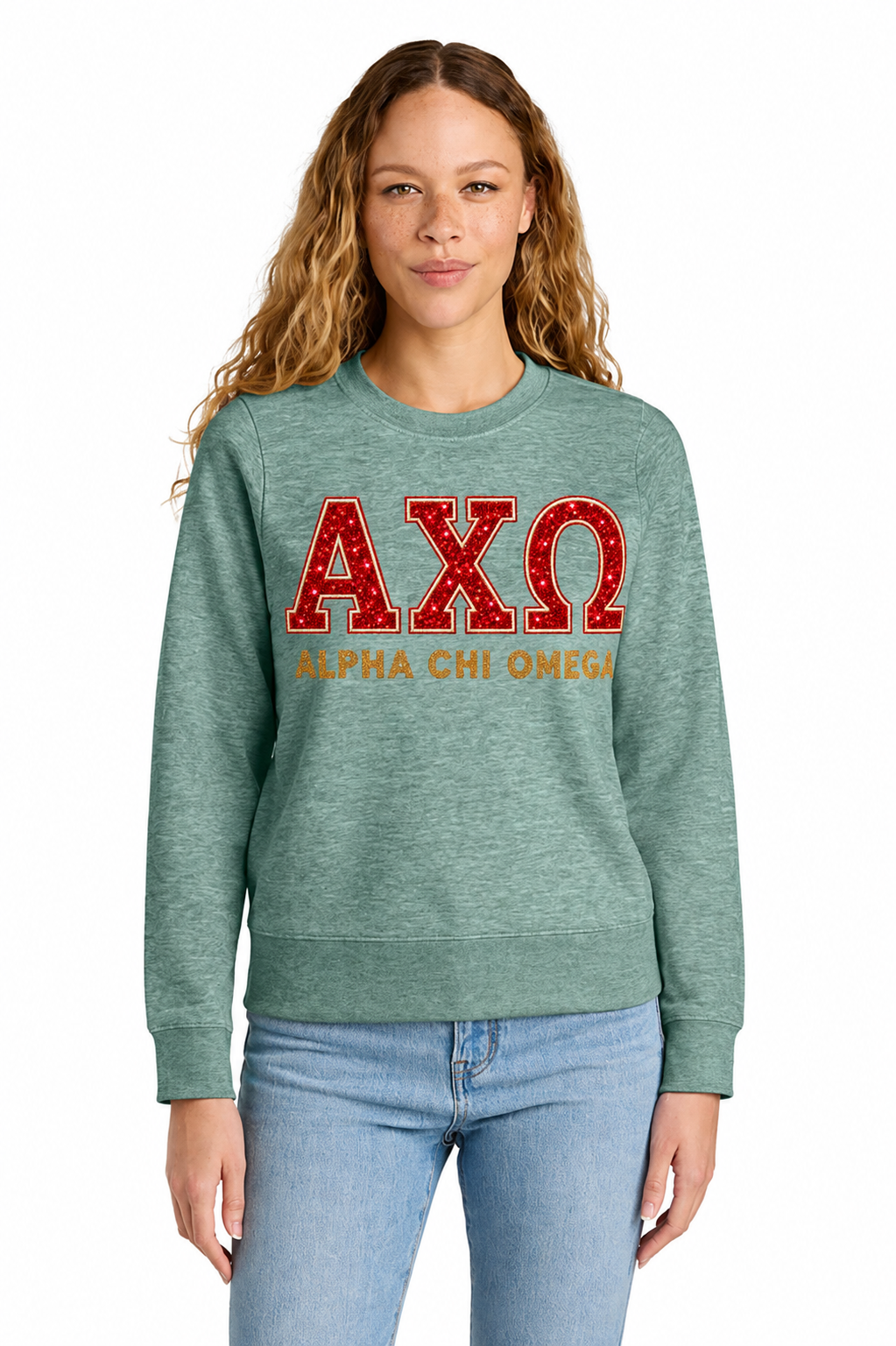 Alpha Chi Omega Classic Crew Sweatshirt