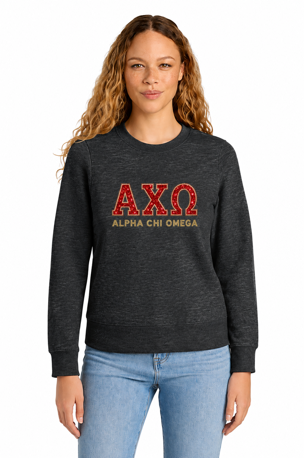 Alpha Chi Omega Classic Crew Sweatshirt