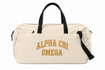 Alpha Chi Omega "Weekender" Gym/Travel Backpack and Duffel Bag