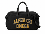 Alpha Chi Omega "Weekender" Gym/Travel Backpack and Duffel Bag