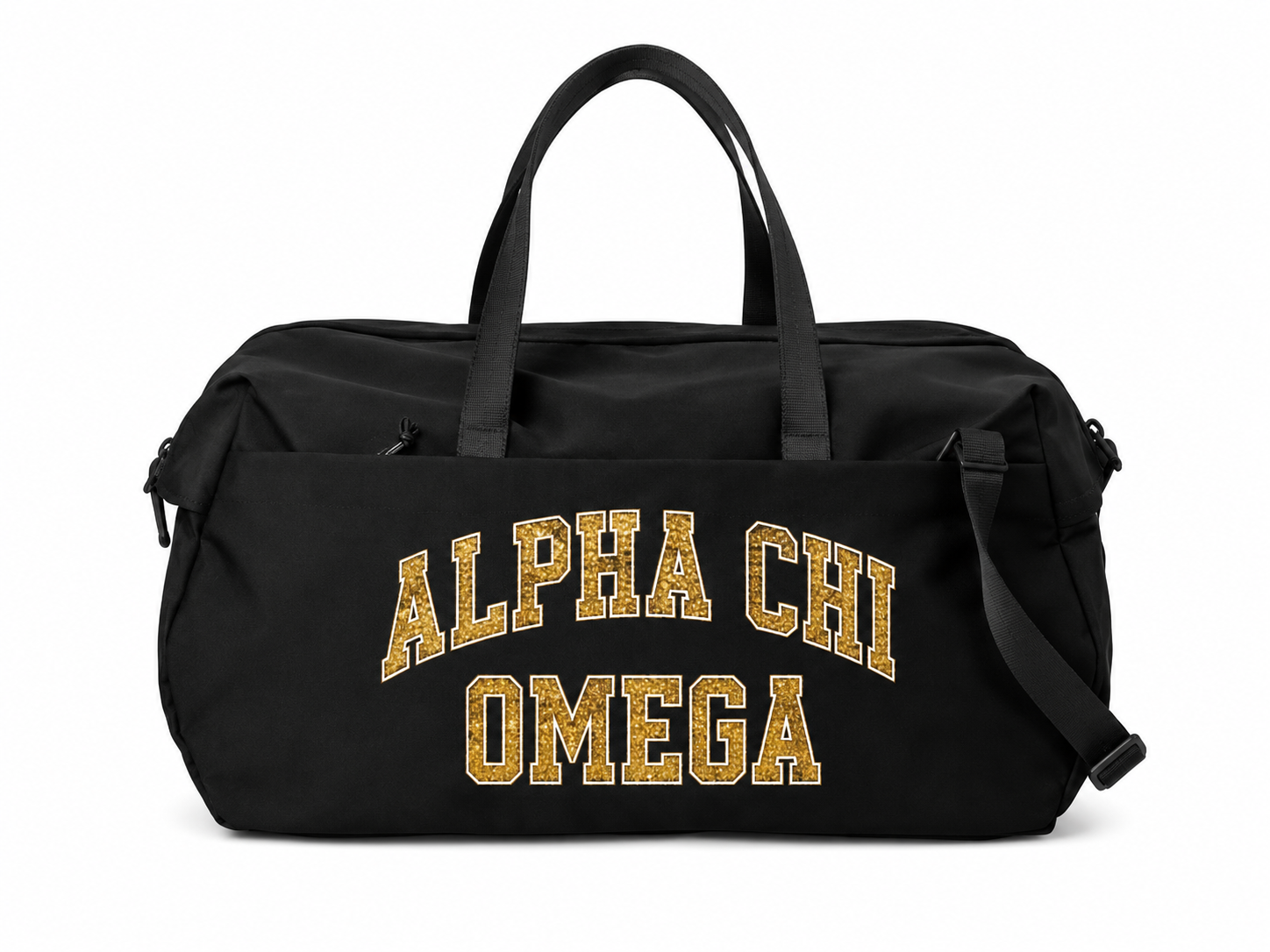 Alpha Chi Omega "Weekender" Gym/Travel Backpack and Duffel Bag