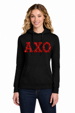 Alpha Chi Omega Unisex Hooded Drawstring Sweatshirt with Pockets