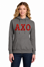Alpha Chi Omega Unisex Hooded Drawstring Sweatshirt with Pockets