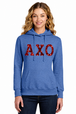 Alpha Chi Omega Unisex Hooded Drawstring Sweatshirt with Pockets