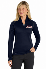 Alpha Chi Omega Eddie Bauer Fleece Quarter Zip