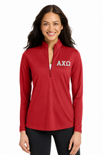 Alpha Chi Omega Eddie Bauer Fleece Quarter Zip