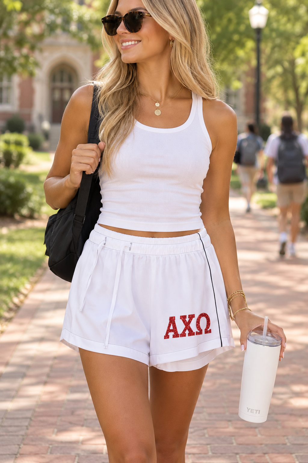 Alpha Chi Omega AXO pajama shorts