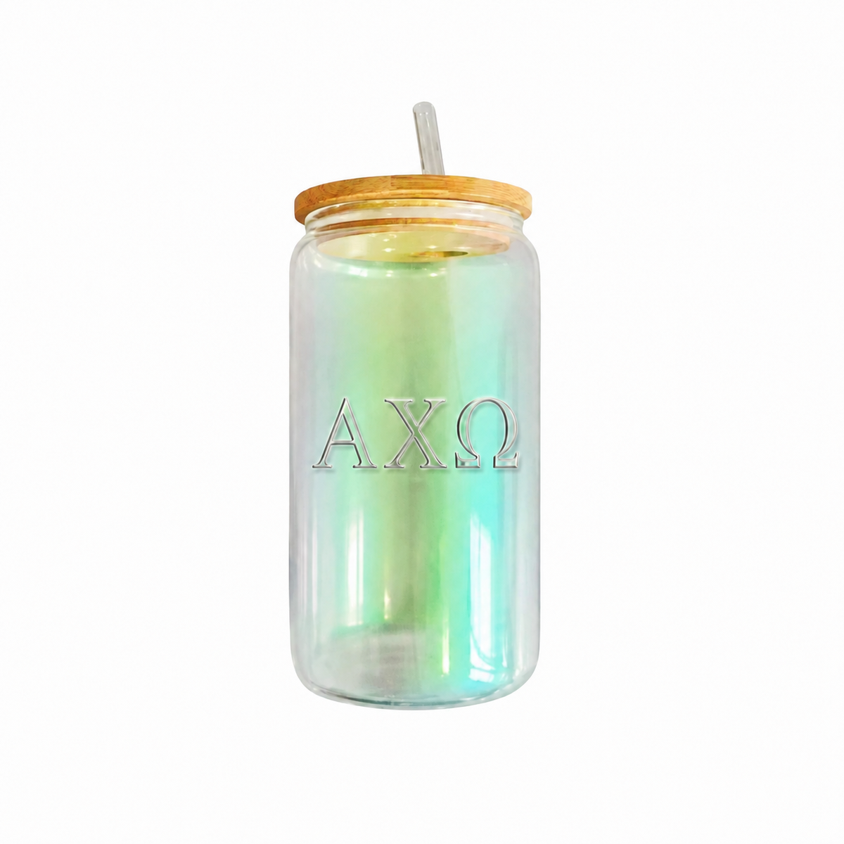 Alpha Chi Omega Iced Coffee or Soft Drink Cup