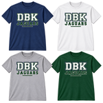 DBK Jaguars Outline T-shirts in Navy, White, Gray and Dark Green